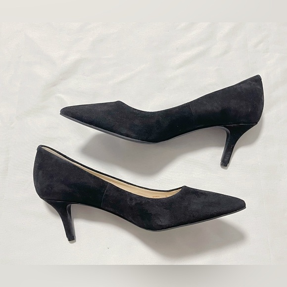 Cole Haan Marta Waterproof Pointed Toe Mid-Heel Pumps - Picture 7 of 12